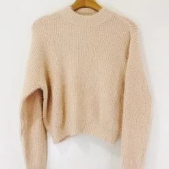 Audrey 3+1 Clothing Angora Knit Long Sleeve Sweater 13 Audrey 3+1 Clothing Angora Knit Long Sleeve Sweater
