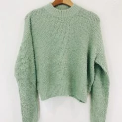 Audrey 3+1 Clothing Angora Knit Long Sleeve Sweater 17 Audrey 3+1 Clothing Angora Knit Long Sleeve Sweater