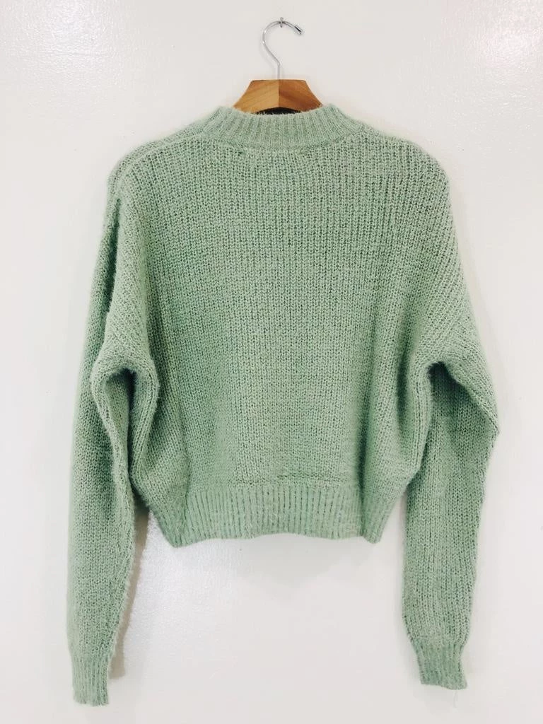 Audrey 3+1 Clothing Angora Knit Long Sleeve Sweater 9 Audrey 3+1 Clothing Angora Knit Long Sleeve Sweater