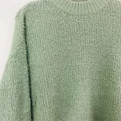Audrey 3+1 Clothing Angora Knit Long Sleeve Sweater 19 Audrey 3+1 Clothing Angora Knit Long Sleeve Sweater