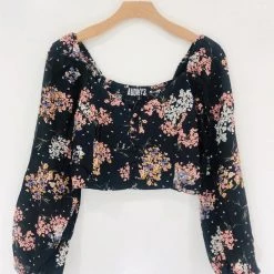 Audrey 3+1 Bunch Of Flowers Crop Clothing