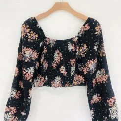 Audrey 3+1 Bunch Of Flowers Crop Clothing