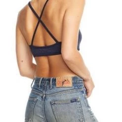 Chaser Brand Chaser Cross Back Glitter Bralette