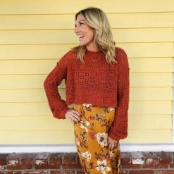 Clothing Patrons Of Peace Pumpkin Sweater