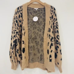 Trend Notes Clothing Lala Leopard Cardigan