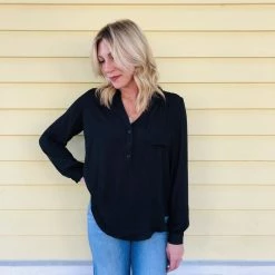 Lush Clothing Mind Your Biz Blouse