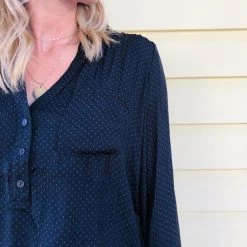 Lush Clothing Mind Your Biz Blouse