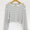 Audrey 3+1 Sunday Crop Long Sleeve Clothing