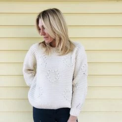 Lush Clothing Two Hearts Sweater