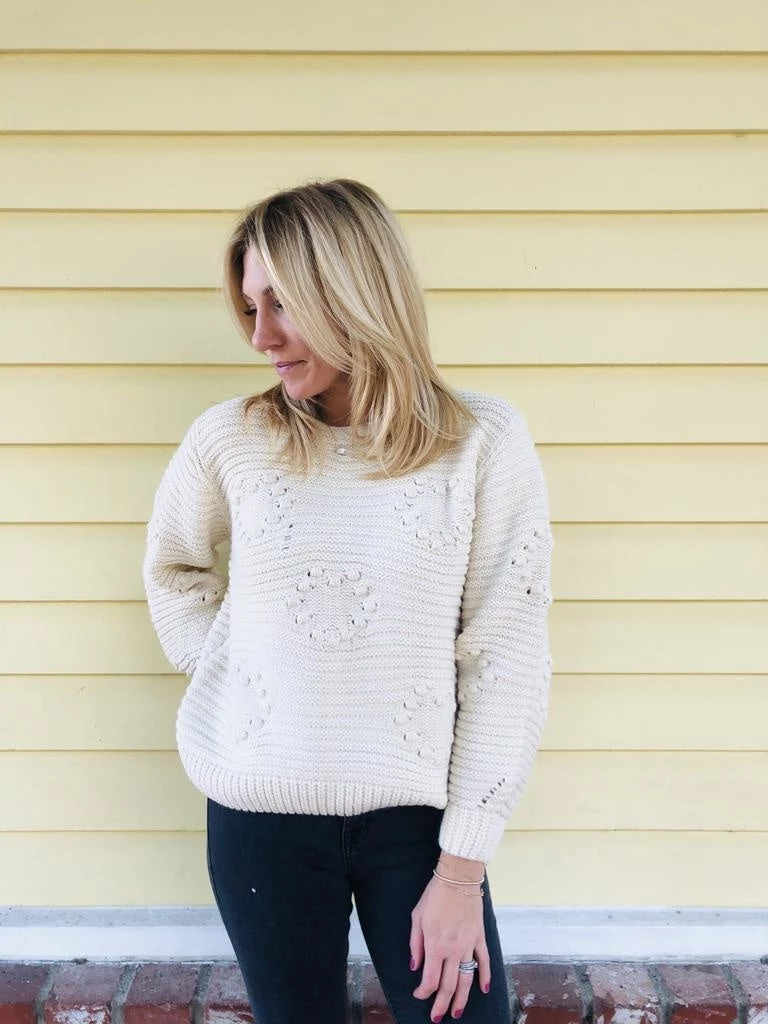 Lush Clothing Two Hearts Sweater 1 Lush Clothing Two Hearts Sweater