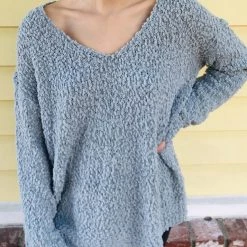 Trend Notes Popcorn Sweater Clothing