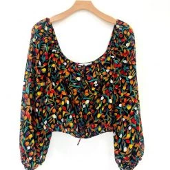 Lush Clothing Blooms Off The Shoulder Top