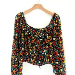 Lush Clothing Blooms Off The Shoulder Top