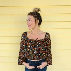 Lush Clothing Blooms Off The Shoulder Top