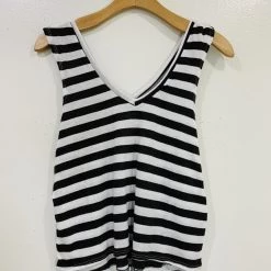 Chaser Brand Chaser Double V Neck Tank Clothing