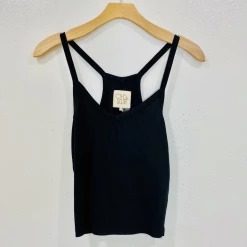Chaser Brand Chaser Ribbed Cropped Cami Clothing