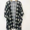 Audrey 3+1 Checker Cardigan
