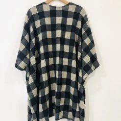 Audrey 3+1 Checker Cardigan
