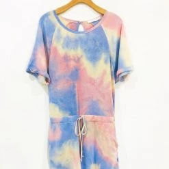 Lush Clothing Frency Terry Romper