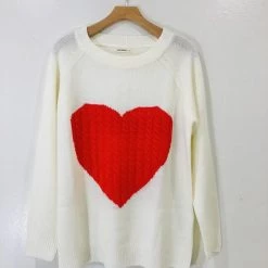 Andthewhy Love Heart Sweater