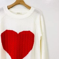 Andthewhy Love Heart Sweater