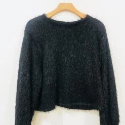 Audrey 3+1 Swaggy Shag Sweater Clothing