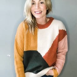 Hem & Thread Clothing Color My Block Knit Sweater
