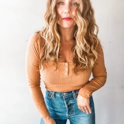 Lush Clothing Better In Butter Run Long Sleeve