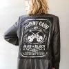Envy Upcycle Clothing Johnny Cash Vintage Tee Blazer