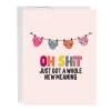Parcel Island New Arrivals Oh Shit Newborn Baby Card
