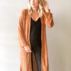 Audrey 3+1 Clothing Holiday Duster Cardigan
