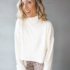 Project Social T Ren Mock Neck Cozy