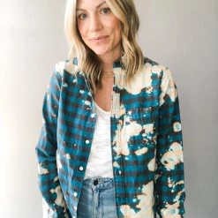 Envy Upcycle Clothing RBG Vintage Tee Flannel