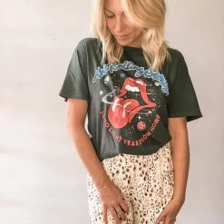 Daydreamer Rolling Stones Galaxy Boyfriend Tee
