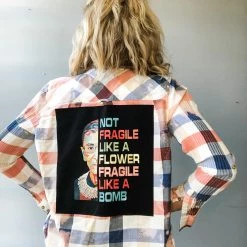 Envy Upcycle RBG Vintage Tee Flannel - Bomb Clothing