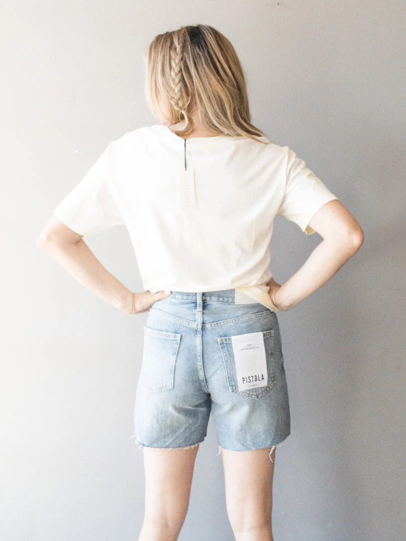 Clothing Pistola Devin High Rise Mom Short 8 Clothing Pistola Devin High Rise Mom Short