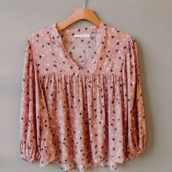 Lush Clothing Made About Mauve Top