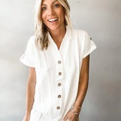 Mable Millie Button Down Romper