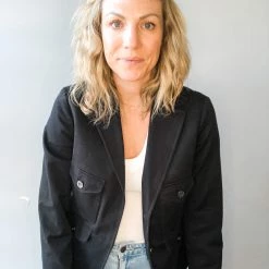 Envy Upcycle Clothing AC/DC Vintage Tee Blazer