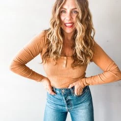 Lush Clothing Better In Butter Run Long Sleeve