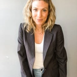 Envy Upcycle Rolling Stones Vintage Tee Blazer