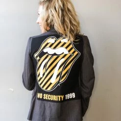 Envy Upcycle Rolling Stones Vintage Tee Blazer
