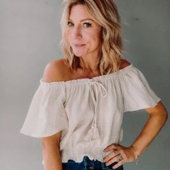 Lush Clothing Meadows Off The Shoulder Top