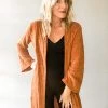 Audrey 3+1 Clothing Holiday Duster Cardigan
