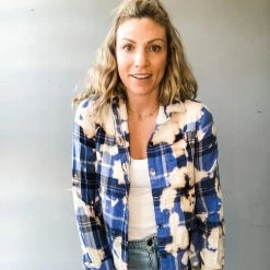 Envy Upcycle LA Dodgers Vintage Tee Flannel - Lineup