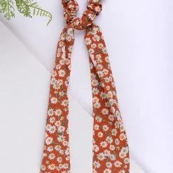 Selini New York Floral Ribbon Scrunchie