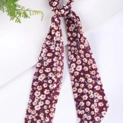 Selini New York Floral Ribbon Scrunchie