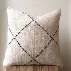 Bali Harvest Cream Cross Cushion Cover Clothing