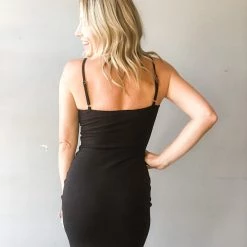 Dress Forum Clothing Ribbed Knit Mini Dress