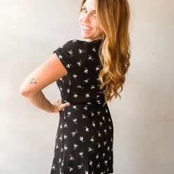 Audrey 3+1 Just Float Floral Wrap Dress